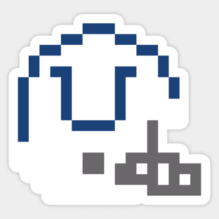 8 Bit Indianapolis Colts Helmet Sticker